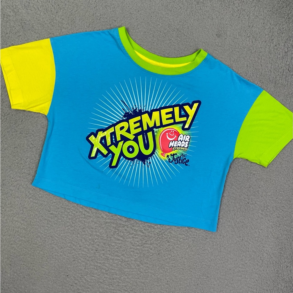 Justice Girls Xtremely‎ You Airheads Cropped T-Shirt